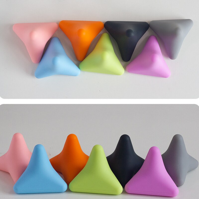 Silizium Massage Kegel Dreieckige Entspannen Gerät Ball Psoas Muskel Freisetzung Brust Wirbelsäule Zurück Nacken Schulterblatt Fuß Yoga Massagegerät