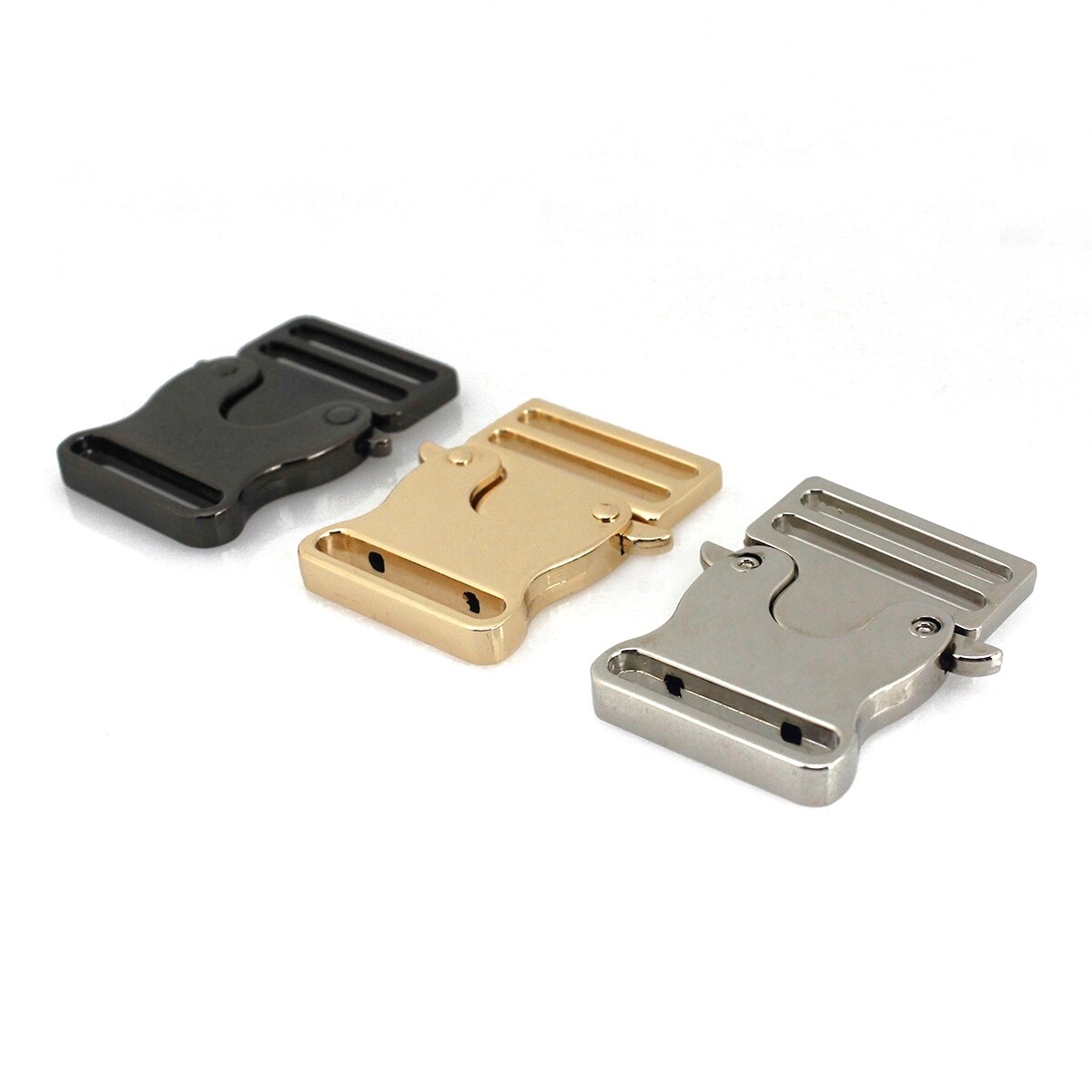 1Pcs Mode Metalen Rugzak Band Gesp Quick Side Release Sluiting Voor Diy Tas Outdoor Rugzak Riem Riem Singels Lether craft