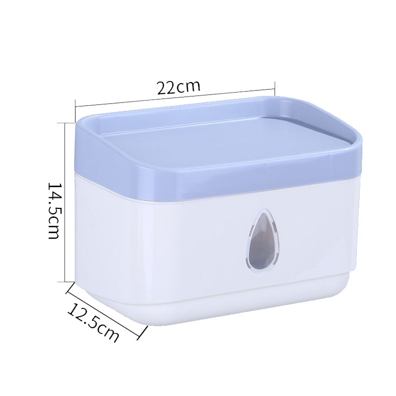 Wall Mounted Toilet Paper Holder Bathroom Toilet Paper Box Free Punch Papers Holder Waterproof Tissue Box Bathroom Accessories