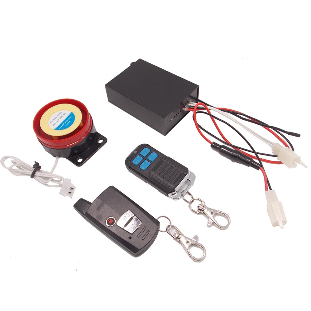 Motorcycle Universal Alarm System Scooter Remote Engine Start Alarma Motorbike Moto Anti-Theft Alarms Motor Protection Buzzer