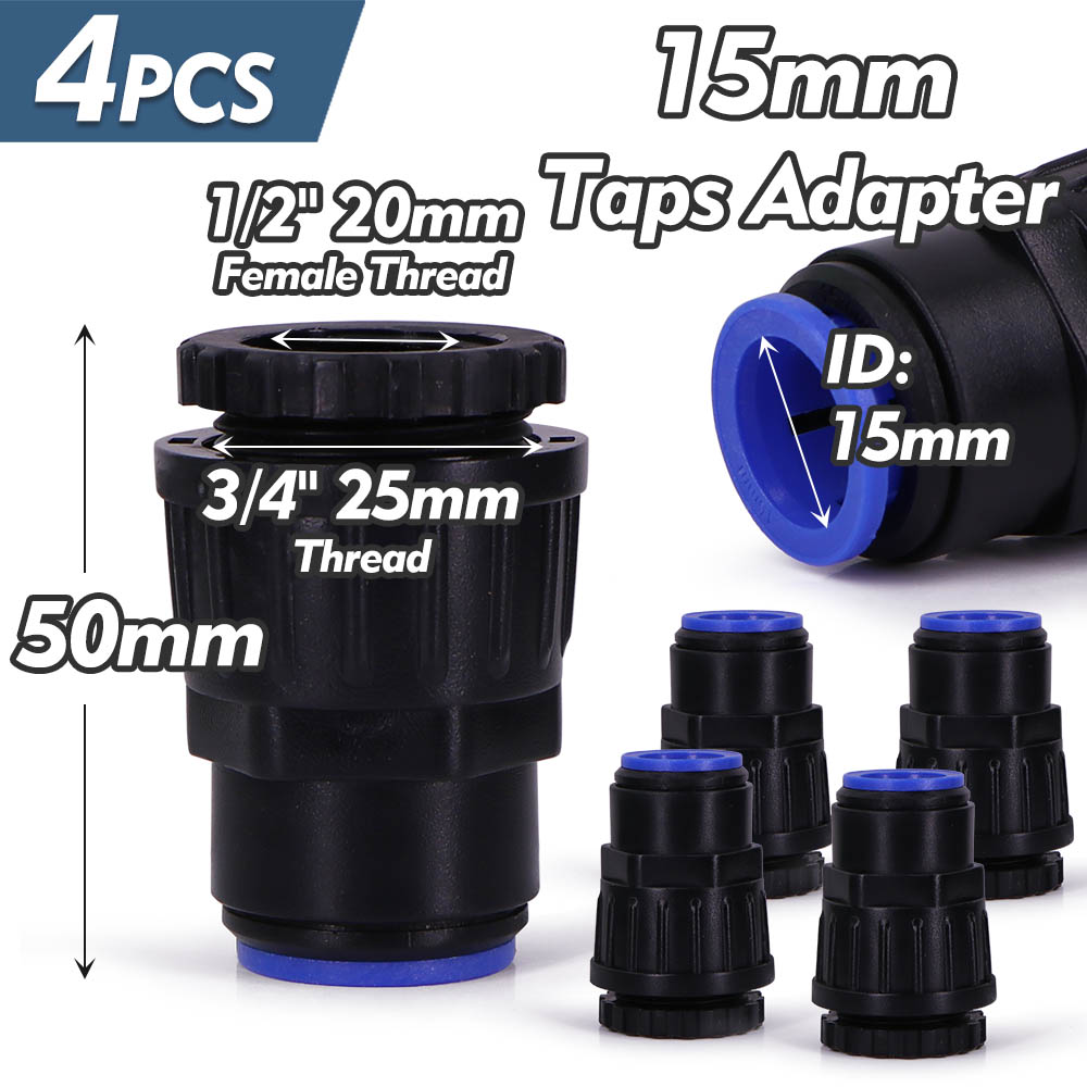 1/2" Garden Bubbler Irrigation Watering System 360° Adjustable Sprinkler 15 to 6mm Quick Connect Micro Drippers Sprayer PE Hose: light yellow