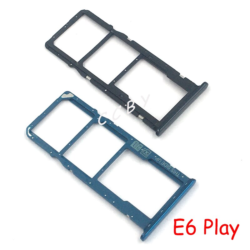 10pcs For Motorola Moto E6 Play Sim Card Tray SD Card Reader Socket Slot Holder Replacement Part