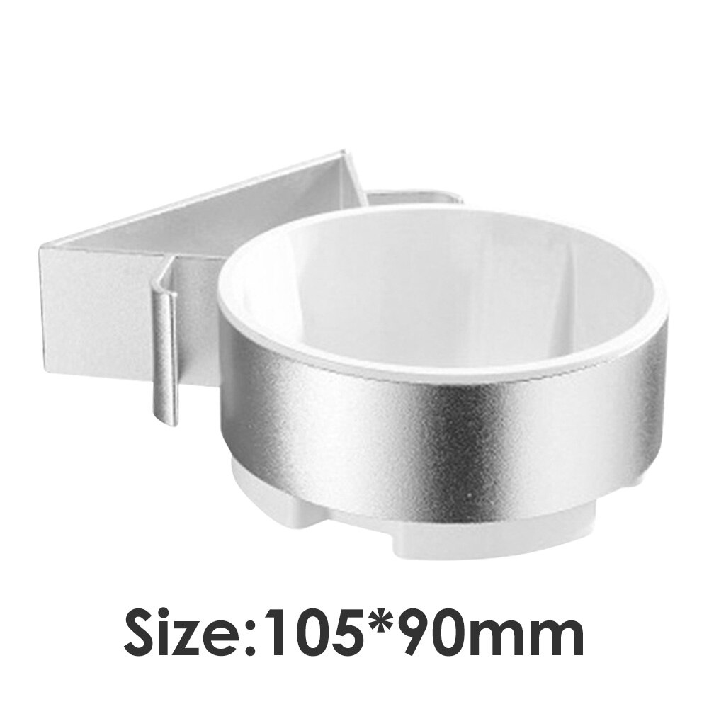 Badkamer Nail-Gratis Naadloze Rack Sterke Dragende Ruimte Aluminium Föhn Opslag Plank Blower Organizer