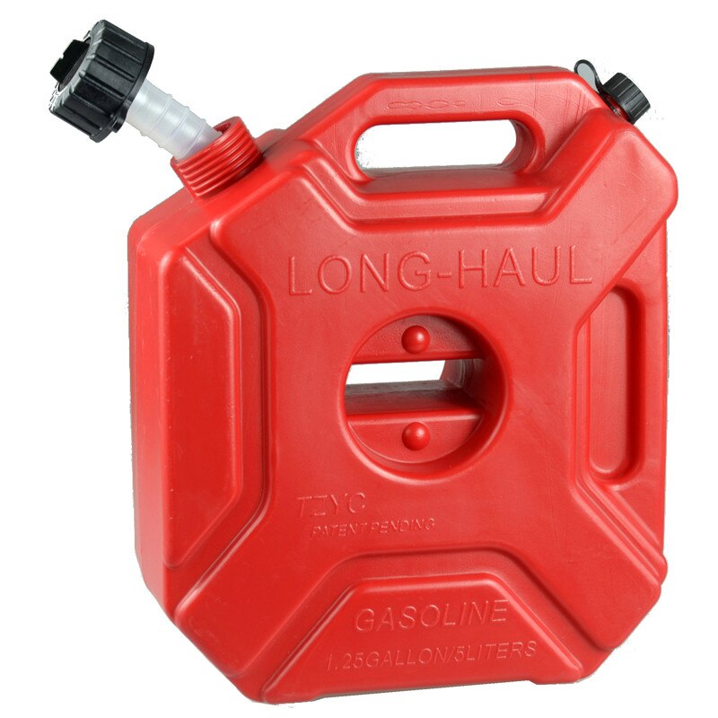 Lockable 5L Litres Red Backup Jerrycan Fuel-Jugs Canister Fuel Tank Can Car Motorcycle Spare Petrol Oil Tank Jerry Can Fuel-jugs