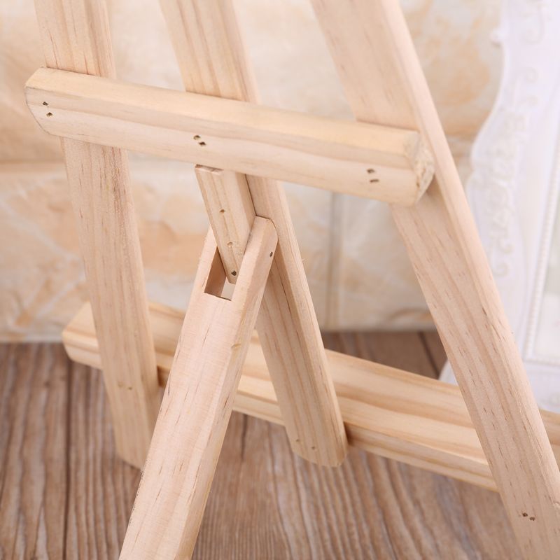 Wood Table Easel Tablets Stand Easel Painting Craft Wood Stand For Decoration K92C