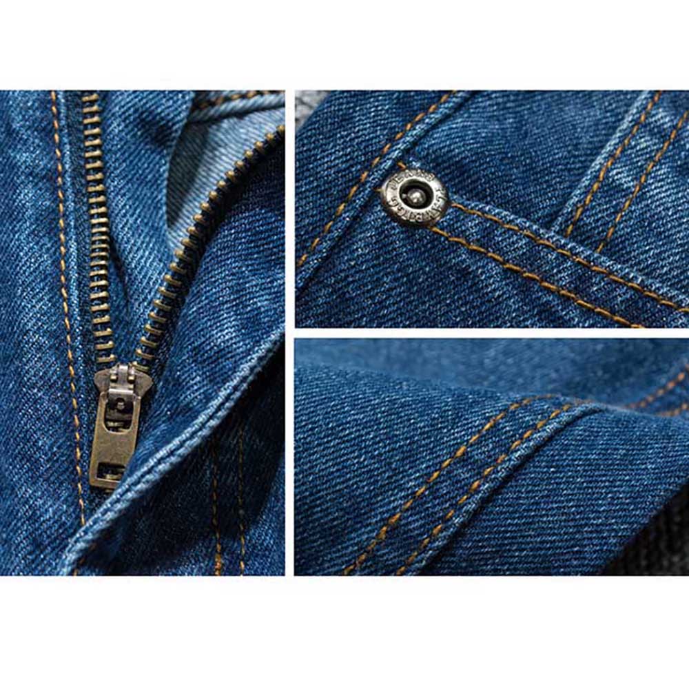 Harén de hip hop para hombres Casual Denim Pantalones suelto holgado Pantalones rectos azul de talla grande Streetwear Jeans ropa para hombres