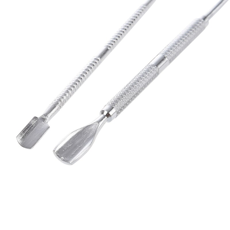 2 nail art stainless steel pusher remover tool