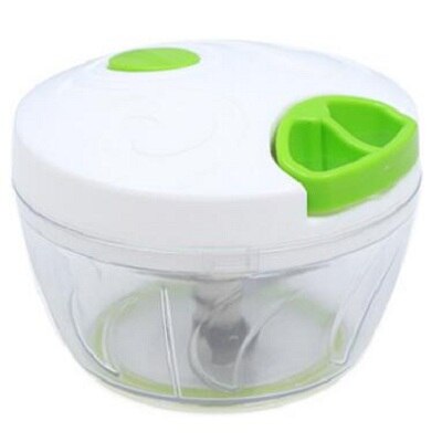 Multifunctionele Pull Touw Fruit Groente Twist Shredder Handmatige Vleesmolen Crusher Knoflook Cutter Groente Chopper Slicer: WHITE