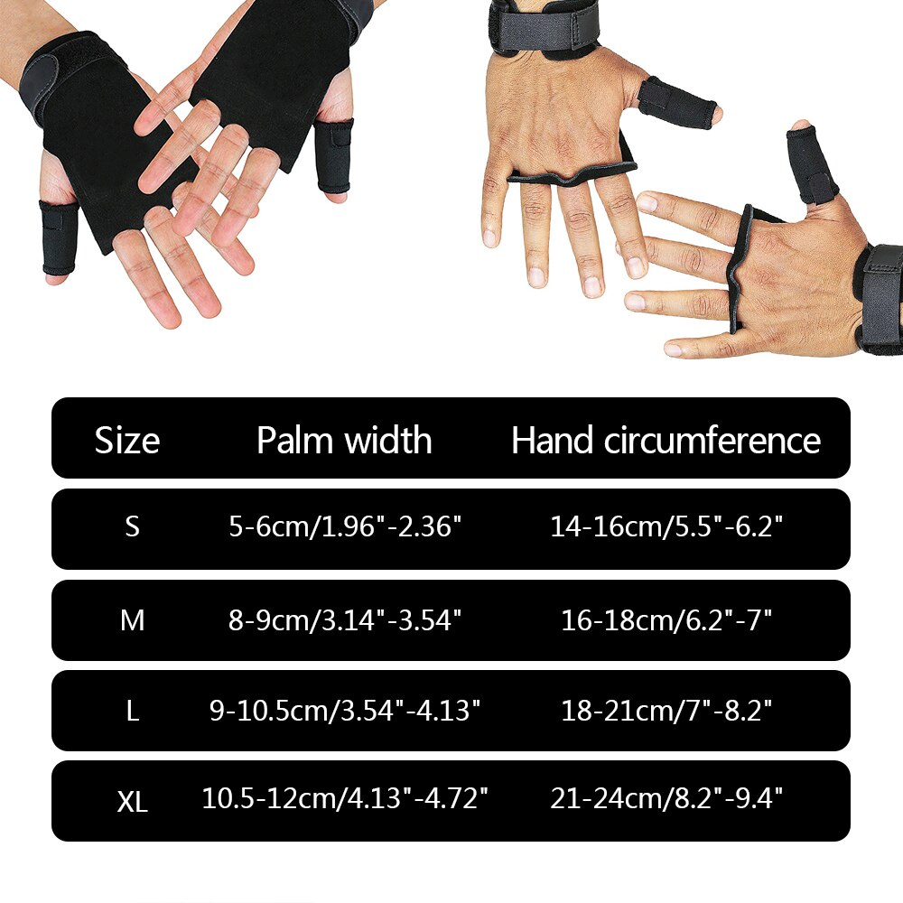 1 Pair Carbon Gymnastics Hand Grips Weightlifting Workout Gym Gloves Palm Protection for Kettlebell Pull-ups Gymnastic Grip