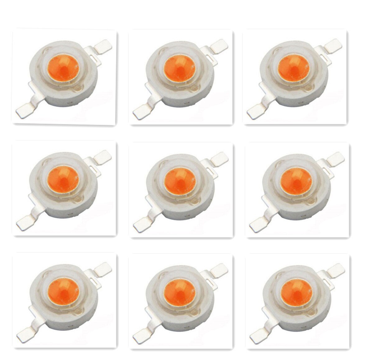 1w 3w 5w full spectrum led grow light chip 380-840nm , best led grow chip for indoor plant grow: 10PCS / NO- PCB / 5W