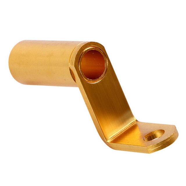 Extensor de montaje para espejo retrovisor de motocicleta, soporte de extensión de aleación de aluminio, abrazadera para barra de manillar, accesorios: Gold