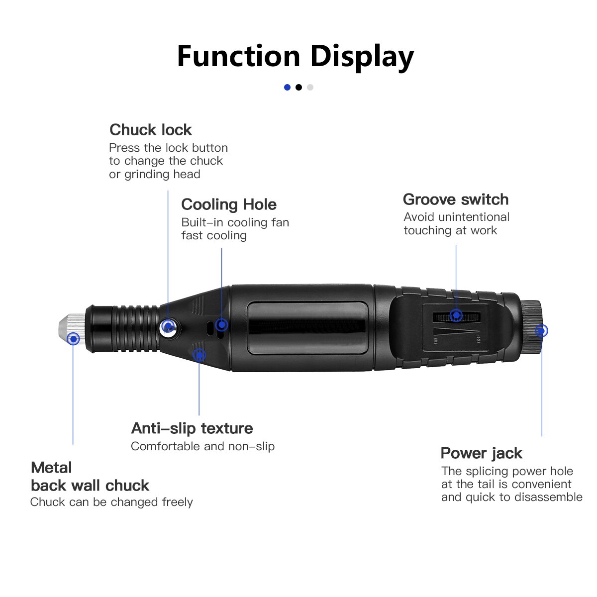 Elektrisk borr dremel grinder gravör pennslip mini borr elektrisk roterande verktygsslipmaskin dremel tillbehör