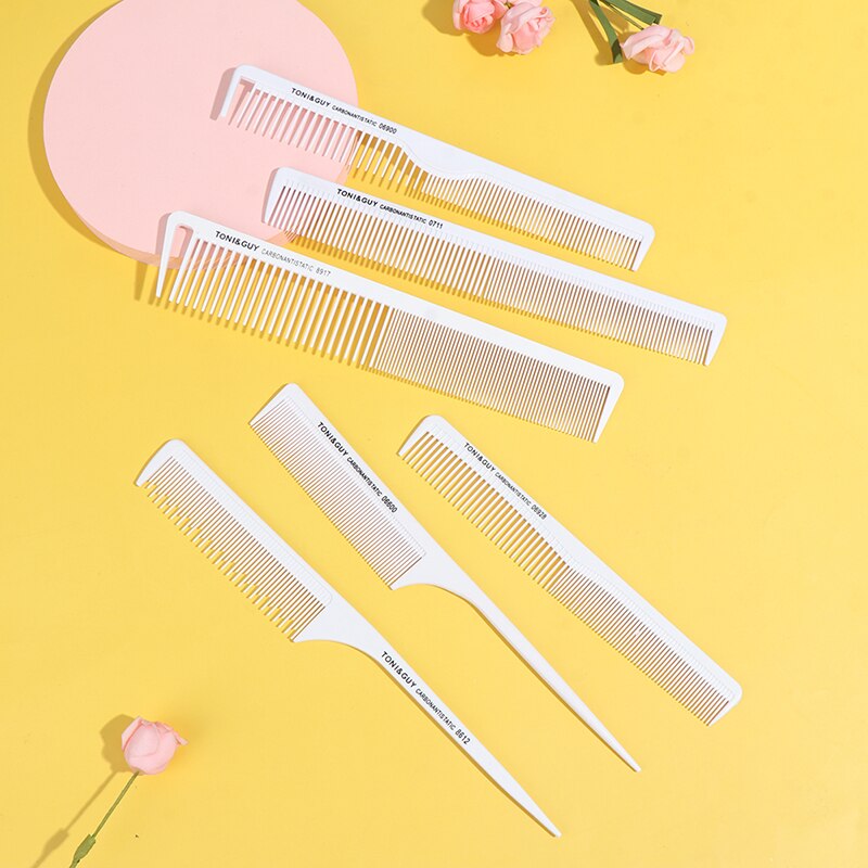 Professionele Kappers Carbon Kam Hittebestendige Haar Kam Snijden Kam Set 6 Ontwerpen Haar Kam Kapper Styling Haar Kam Set