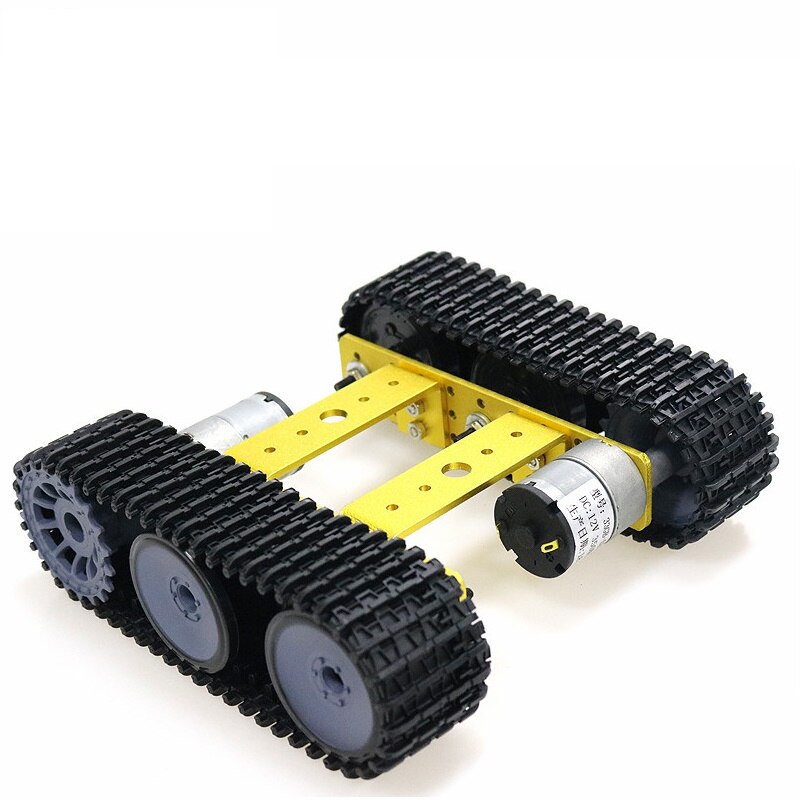 Rc metal robô tanque chassi mini lagarta tp100 lagarta veículo com pista de plástico para arduino diy kit educacional