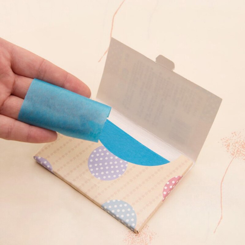 50Pcs Makeup Tissue Control Oil Skin Absorbing Blotting Face Cleaning Paper