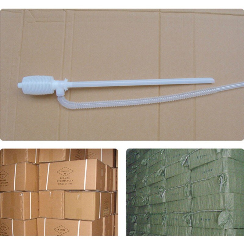 Auto oliepomp hand handmatige gasolie water vloeistof overdracht pomp sifon slang voor auto motorfiets vrachtwagen kleur willekeurig
