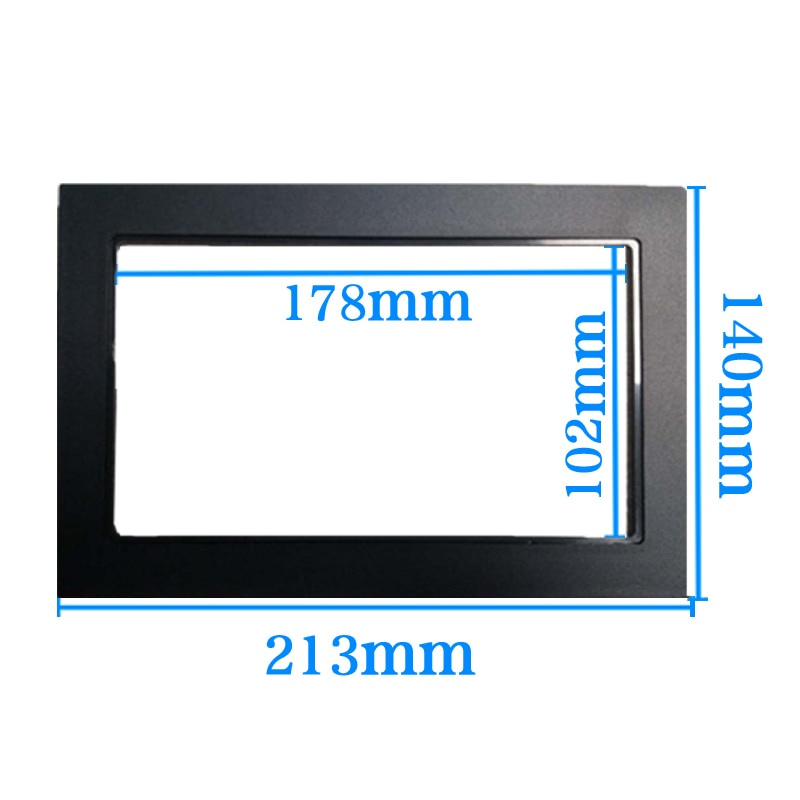 car frame for Universal 2 Din auto radio / android player Frame Retrofitting decorative framework 178 x 102mm panel No gap