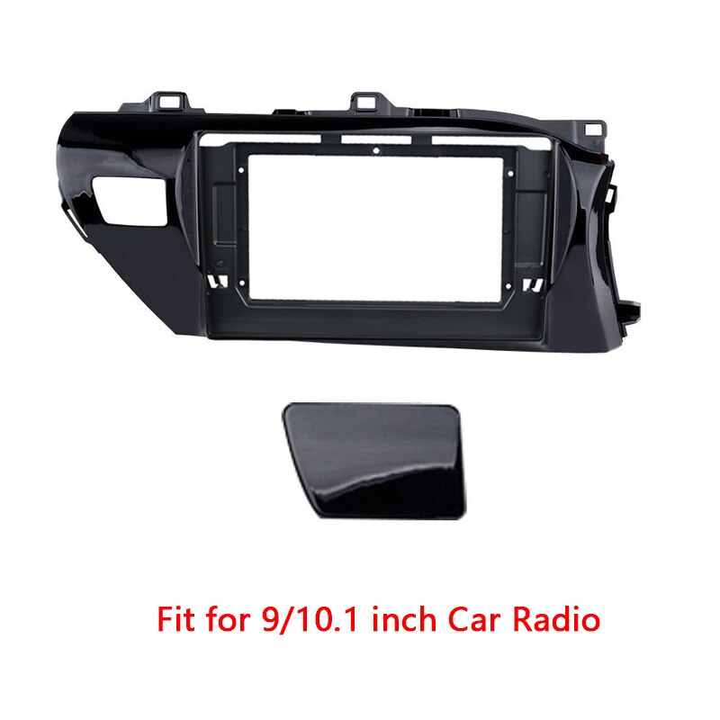 2 Din Car Radio Fascia For TOYOTA Hilux Auto Stereo Audio Player DVD Panel Dash Kit Frame Center Console Holder