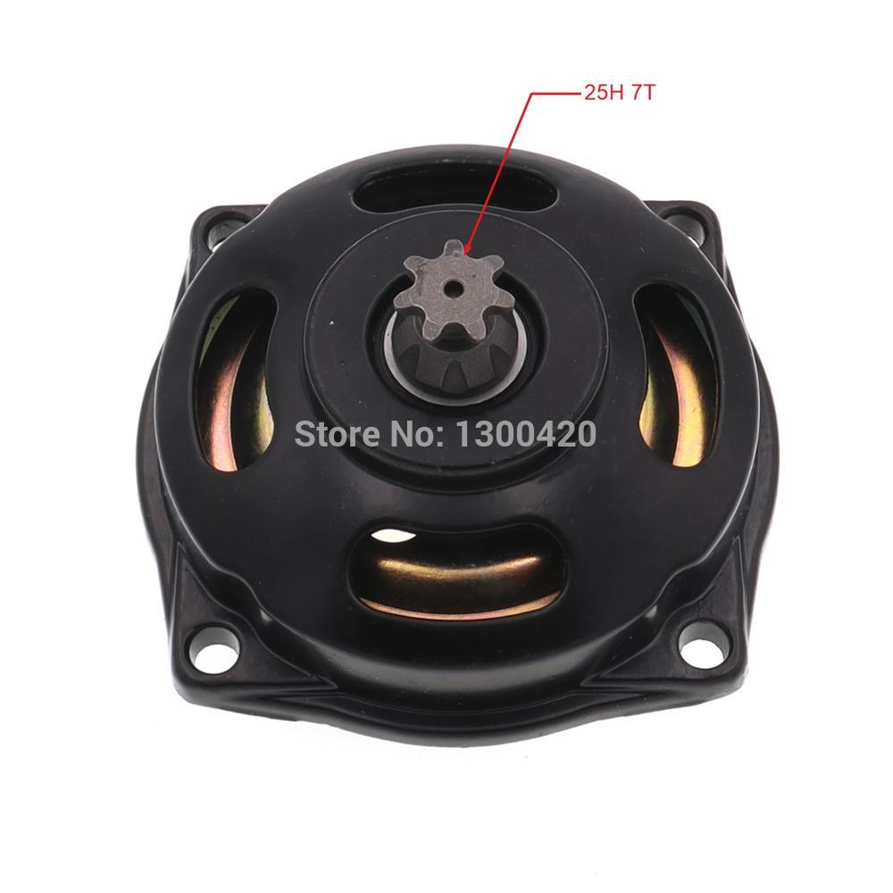 T8F 25H 6T 7T Kupplung Trommel Glocke Gehäbenutzen Getriebe Kettenrad Kasten Abdeckung für 2 Hub 47cc 49cc Motor- Tasche Fahrrad Mini Moto Schmutz ATV Quad: 25H 7T