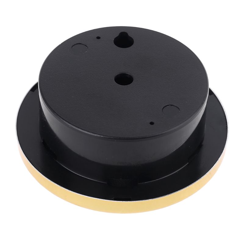 72mm Round Gold Hygrometer Humidity Meter Gauge Ring Surface - No battery needed