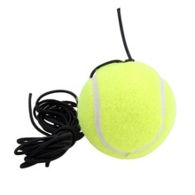 Neue Gummi Wolle Trainer Tennis Ball Mit Schnur Ersatz Für Einzel Praxis Ausbildung