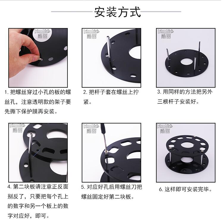 10 Gaten Ovale Make-Up Borstel Houder Plastic Cosmetische Penselen Display Stand Plank Professionele Make Up Tool 1 Pc