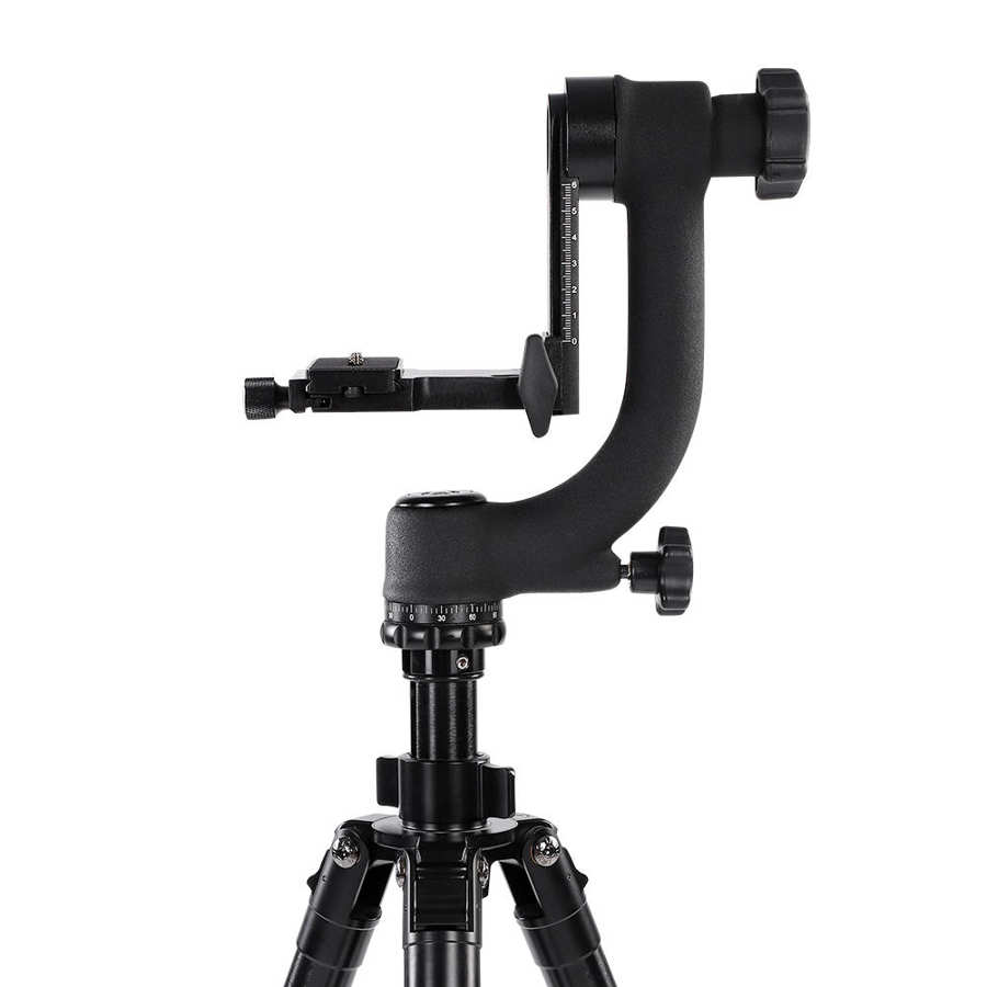 360 Degree Panoramic Gimbal Tripod Ball Head Mount for Camera Telephoto Lens Gimbal Tripod Ball Head Panoramic Tripod Ball Head