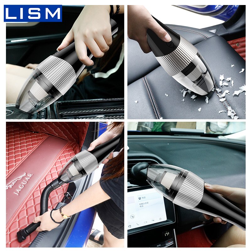 3500pa Car Vacuum Cleaner Portable Wireless Handheld Auto Vacuum Cleaner Robot for Car Interior & Home & Computer Cleaning