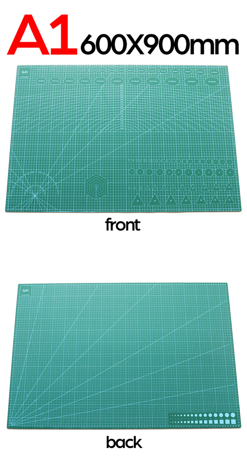 Tapis de découpe en PVC, 3mm, A1, pour Patchwork, auto-guérison, Double impression, planche de Scrapbooking, matelassage artisanal, 60x90cm
