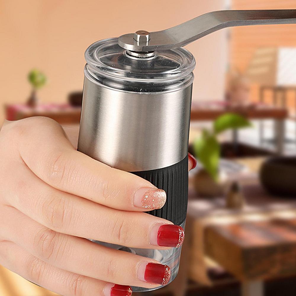 Handmatige koffiemolen Koffiebonenmolen Handmatige koffiebonenmolen Handmatige braam Handkoffiemolen Uniek cadeau voor kamperen