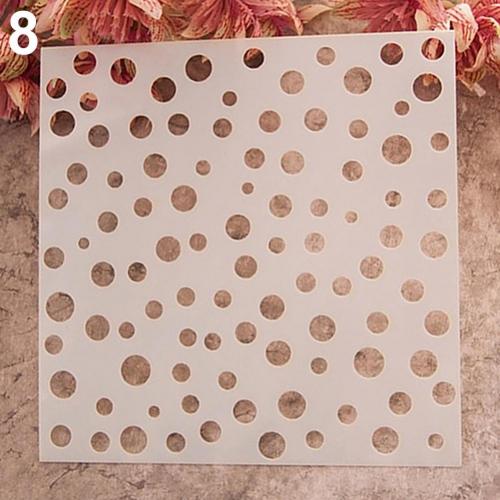 Portable café peinture modèle pochoir Scrapbooking Album gâteau bricolage Art décor cuisine fournitures accessoires produits: 8