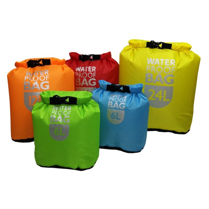 6L-24L Rafting Waterproof Dry Bag Pack Sack Swimming Kayaking River Trekking Floating Sailing Canoing Boating Water Resistance