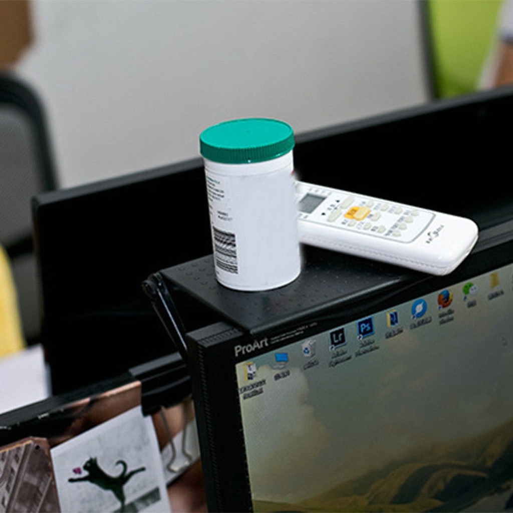 Computer Monitor Riser Desktop Stand ABS TV Rack Display Shelf Storage Desk Plastic Desk Organizer Desktop Home Office for Child