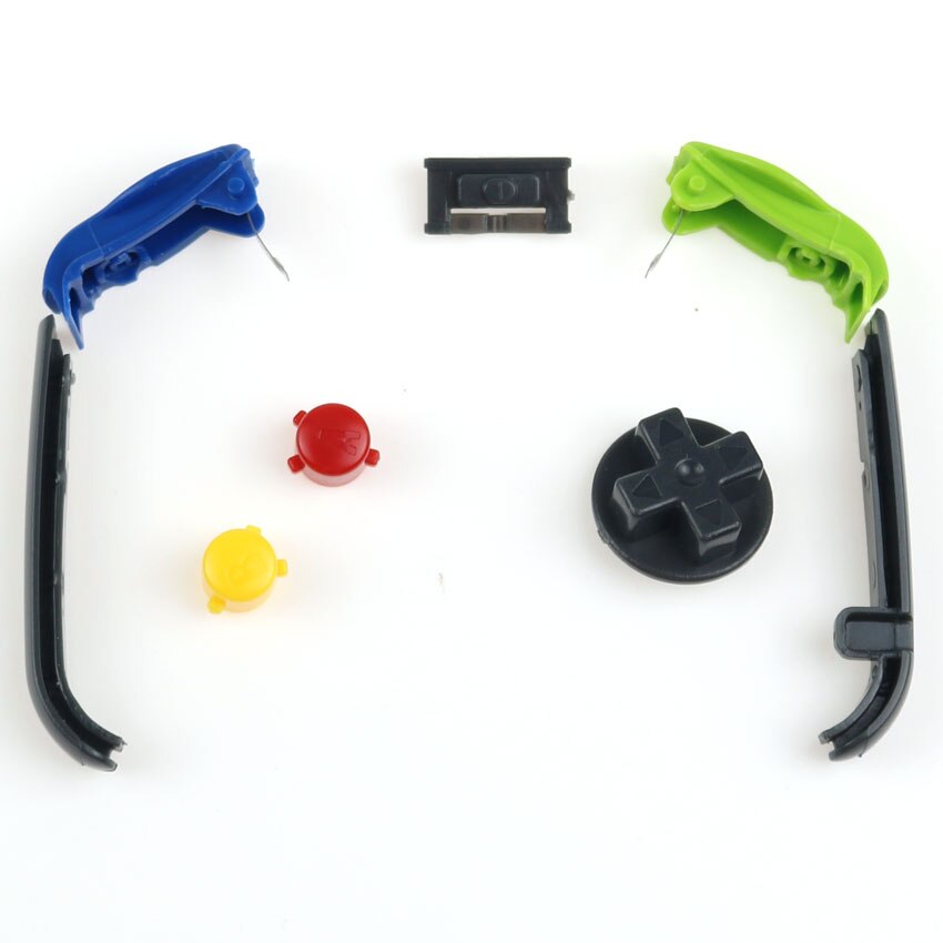 Dla nintendo GBA przyciski Gameboy advance kolor przycisk dla GBA LR przycisk konserwacja akcesoria zamienne 16 kolorów: colour