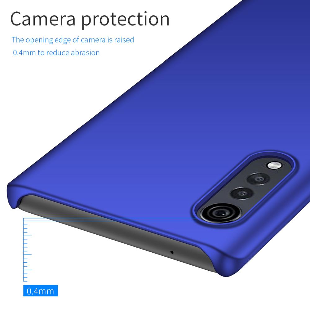 Funda de terciopelo para LG, cubierta de protección completa delgada mate para LG