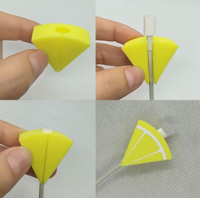 Cute Fruit food Charger kabel Winder Cartoon kabel do transmisji danych kabel Protector do kabla iphone.