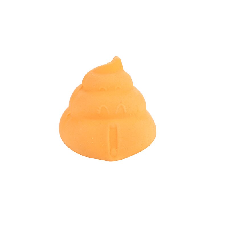 1pc Dog Chew Toy Sound Poop Latex Nibble Toy Funny Poop Shape Bite-resistant Molar Pet Supplies Teeth Clean Dog Toy Pet Supplies