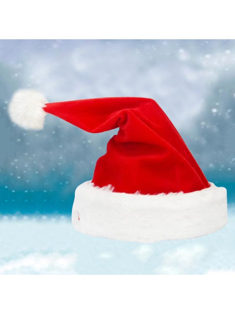 Kerstversiering ornamenten elektrische kerstmuts met zingende dansende pluchen muts  m89c