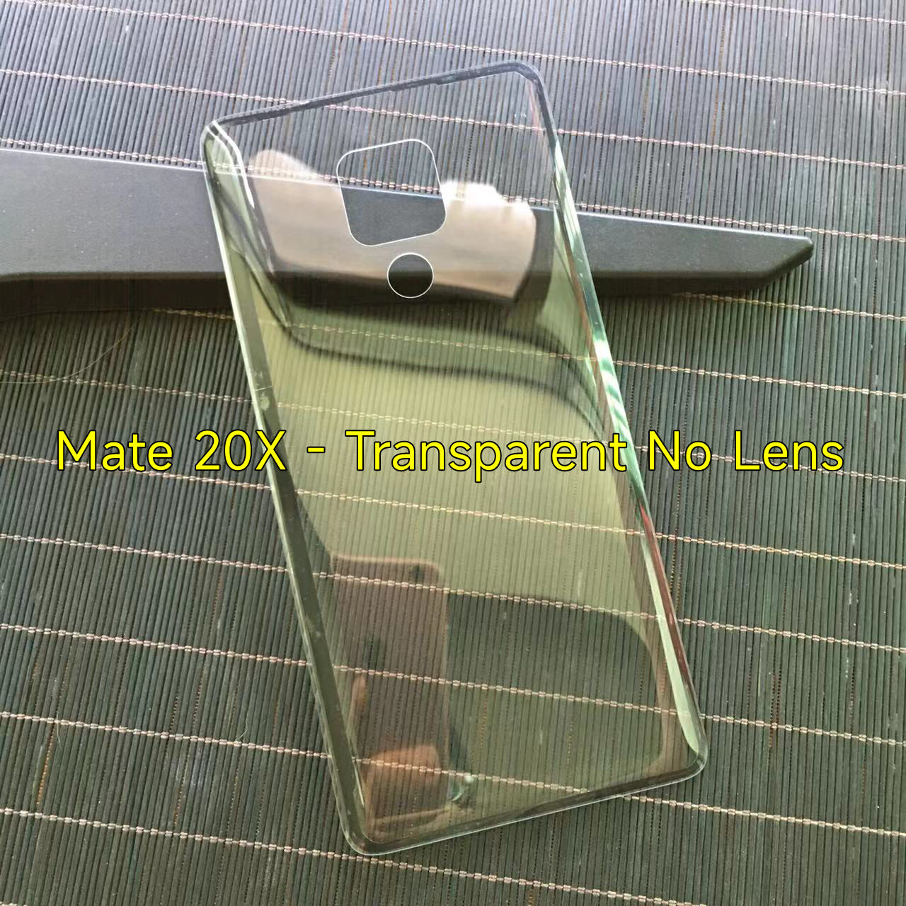 Clear Back Cover For Huawei Mate 20X 20 Pro Battery Door Panel Rear Housing Case With Camera Lens Replacement+Adhesive Sticker: green