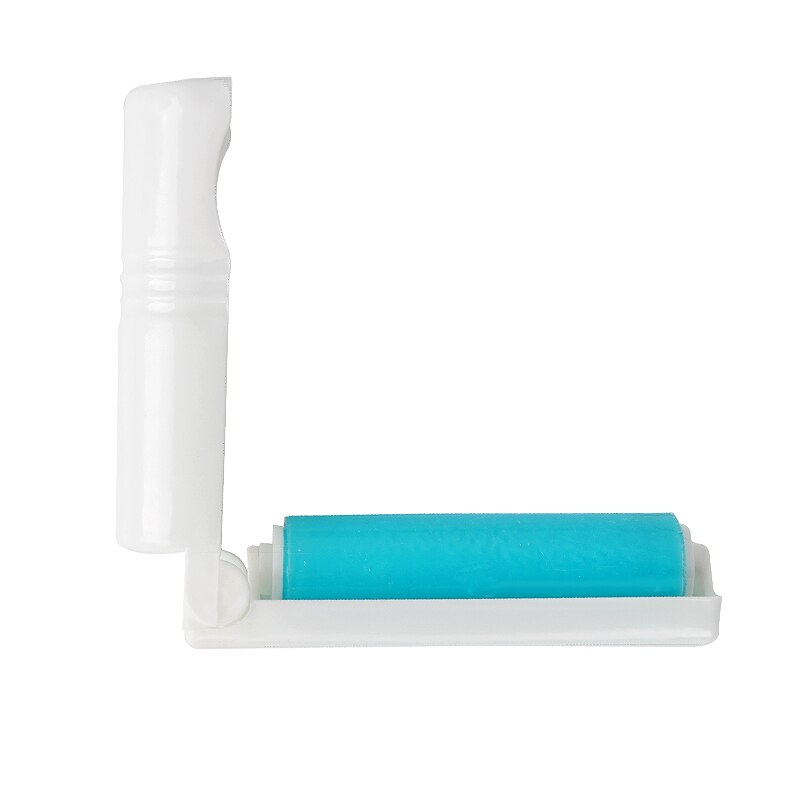 Draagbare Huisdier Ontharing Kammen Voor Katten Honden Opvouwbare Bont Lint Kleverige Borstel Dust Hair Roller Kat Grooming Supplies Mini size: Sky Blue