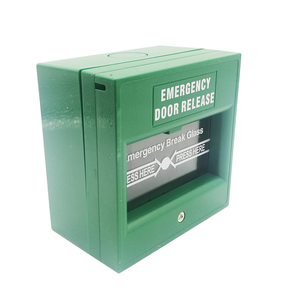 Glass Break Alarm Button Fire Alarm Emergency Door Release Switches Exit Release Switch: Green