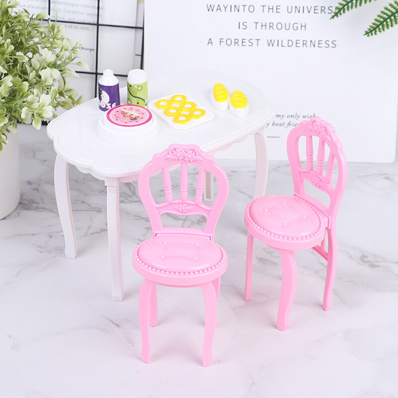 1:12 Simulation Miniature Furniture Toy Doll Dollhouse Refrigerator Table Food