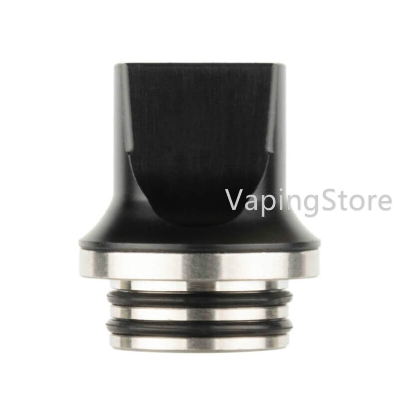 Delrin SS 810 Flat Drip Connector Tip Polished Adaptor Odan Tank/Odan Mini Tank/Skrr S/NRG Tank/Hellvape Destiny RTA Mouthpiece: Black