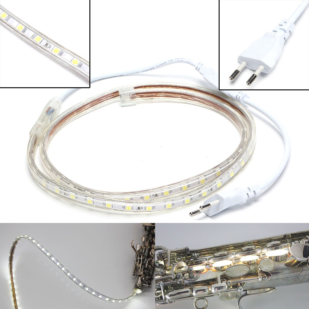 LED Light for Saxophone Clarinet Woodwind Instruments 1m Leak Light Repair Tools