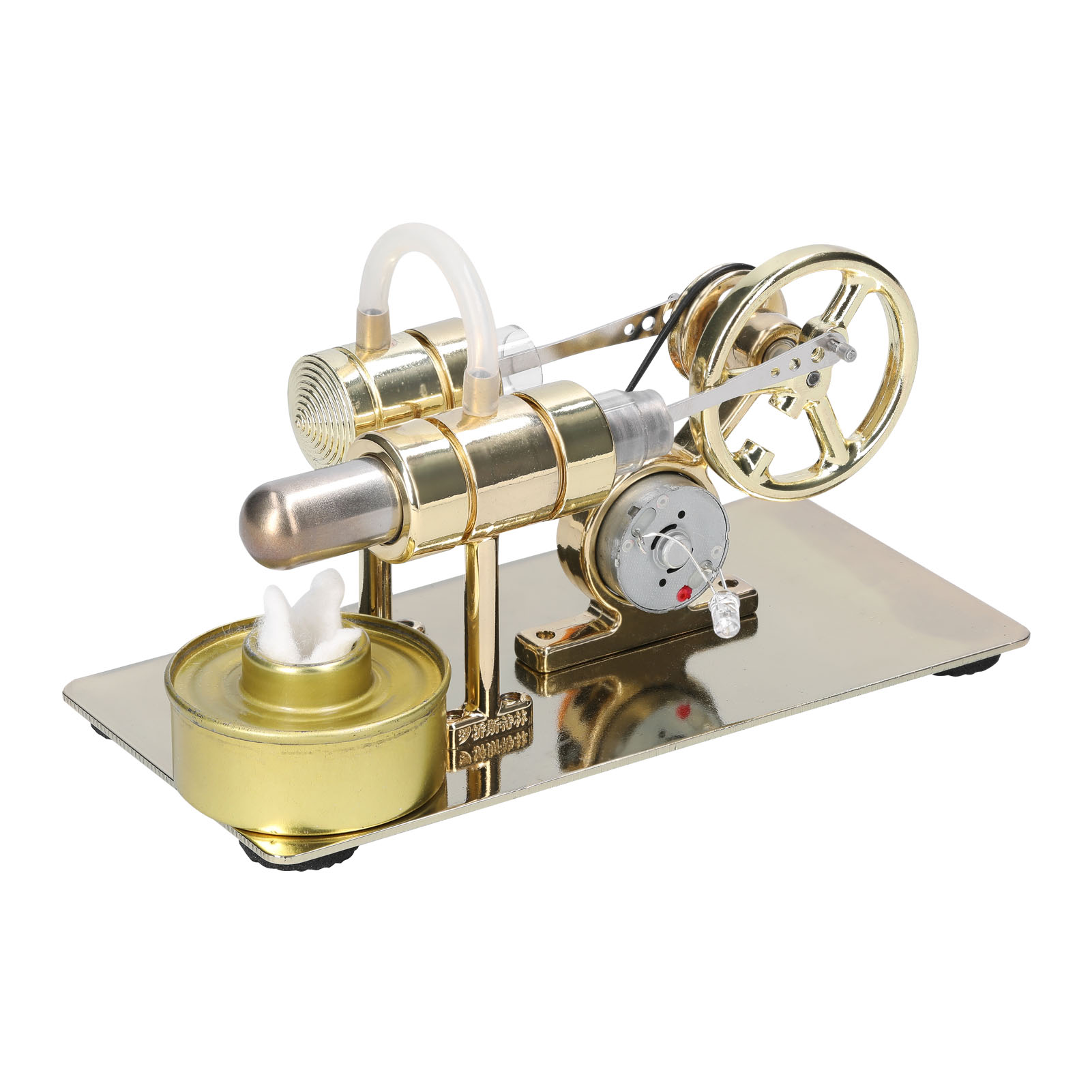 Stirling Engine Motor Model Heat Power Generator Science Education Experiment DIY Module for Kids