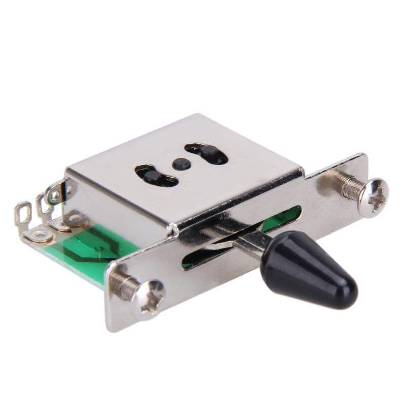 5 Way Selector Elektrische Gitaar Pickup Schakelaars Toggle Hendel Schakelaar Zwart Musical Snaarinstrumenten Gitaar Vervangende Onderdelen