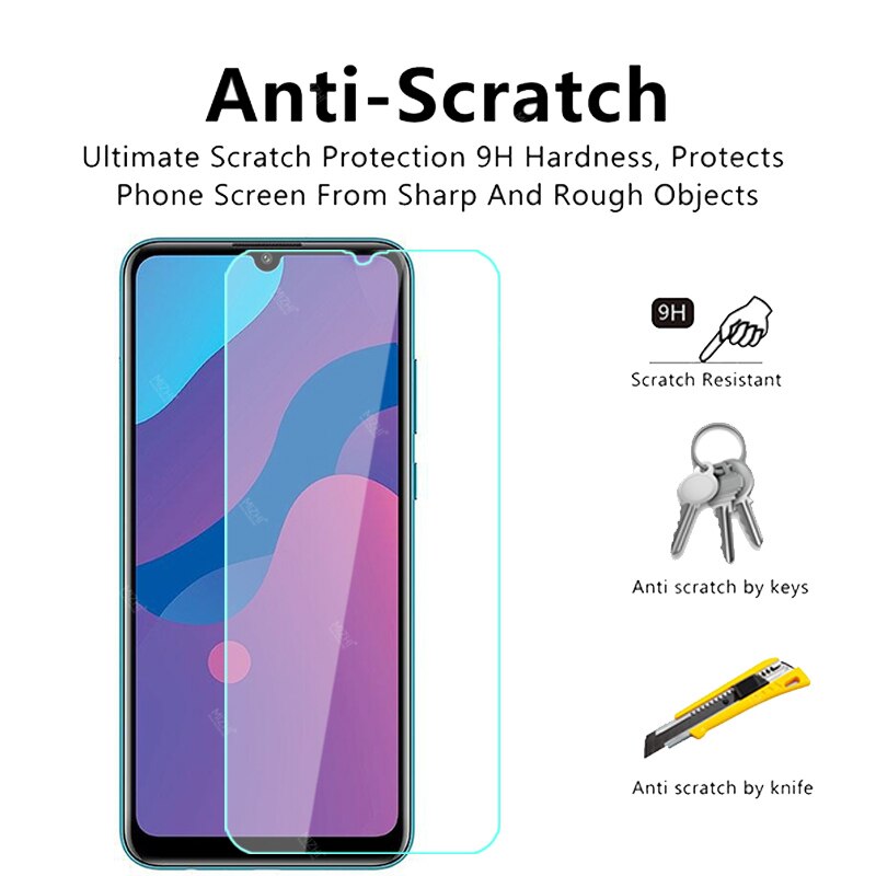 Schutz glas für honor 9a gehärtetem glas screen protector film für huawei honor9a honer 9 eine a9 6,3 huawey onor huwei hawei