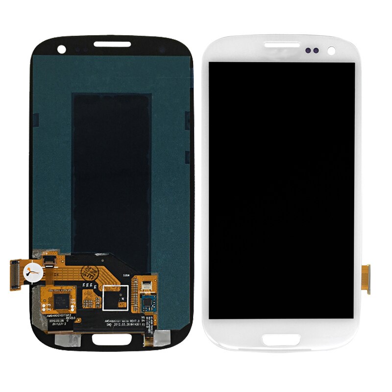 Super AMOLED Per Samsung Galaxy S7 S6 S5 S4 S3 S2 S1 Display LCD Touch Screen Digitizer Per Samsung S6 s5 S4 S3 S7 S2 S Dello Schermo: S3 White