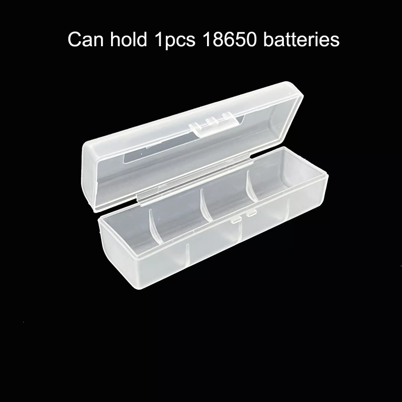 18650 lithium battery storage box rechargeable battery protection box sorting box storage plastic parts box: Lake Blue