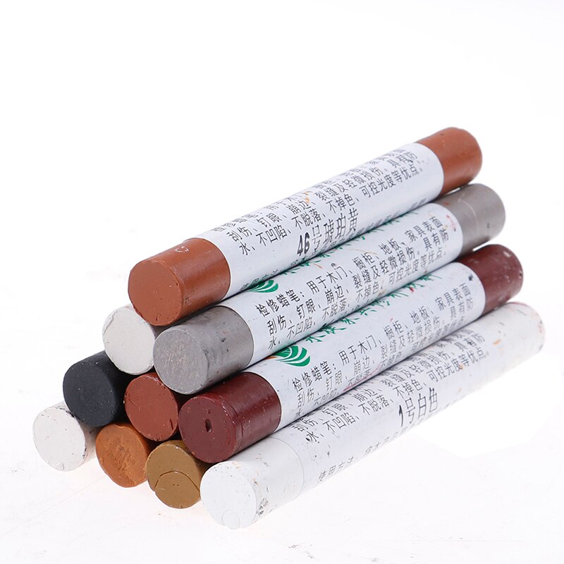 Kit de réparation de bois peinture pour meubles réparation de plancher Crayon de cire